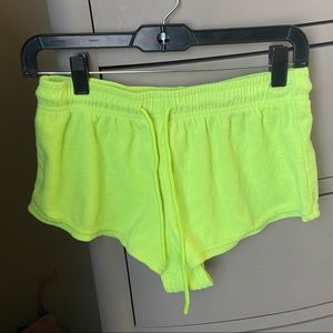 Neon Yellow Shorts